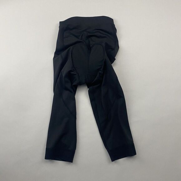 REI Co-Op Black Padded Capri Cycling Pants Sz S Side Pocket Compression Stretch - Picture 11 of 11